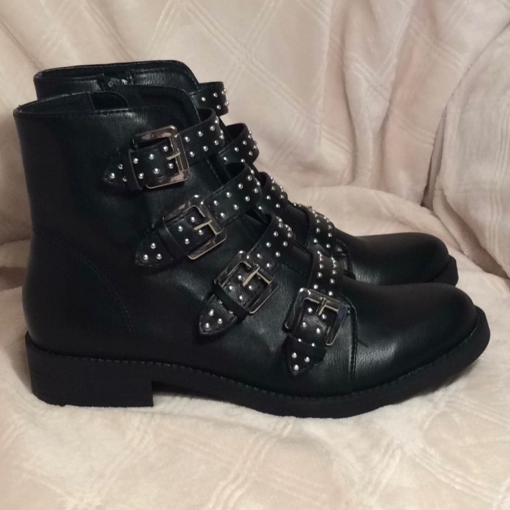 Madden Girl Combat Boots